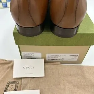 Gucci | Shoes | Mens Gucci Bamboohorse Bit Leather Loafers  display picture 3